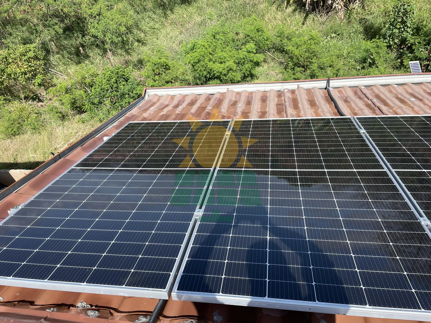 CLEANING OF SOLAR PANELS & RE-WIRING/ADDITIONAL BREAKERS