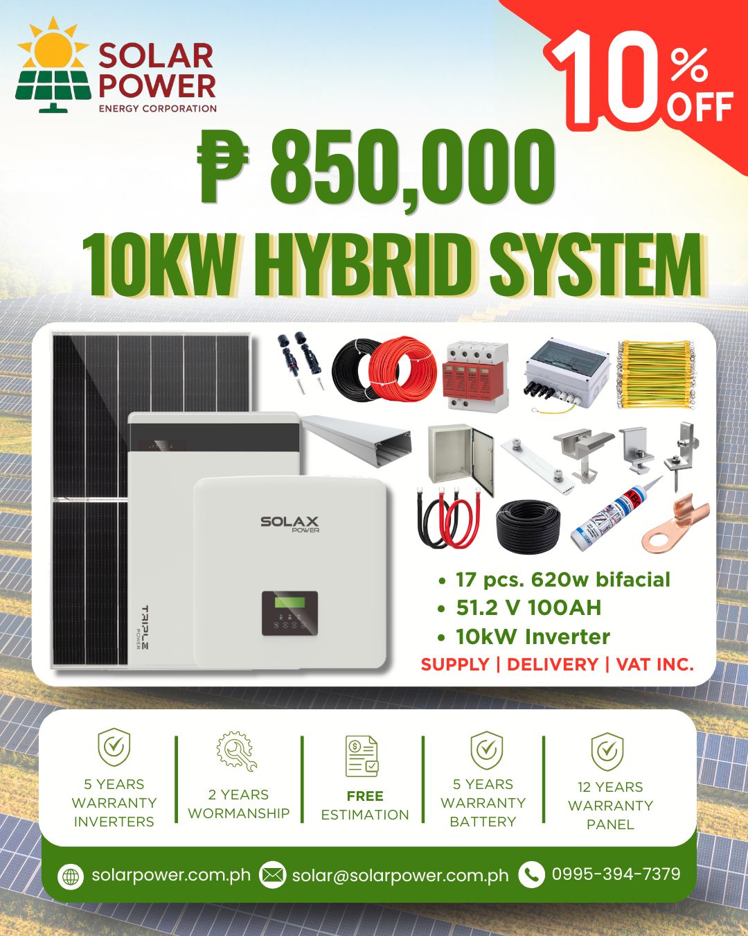10KW - Hybrid System