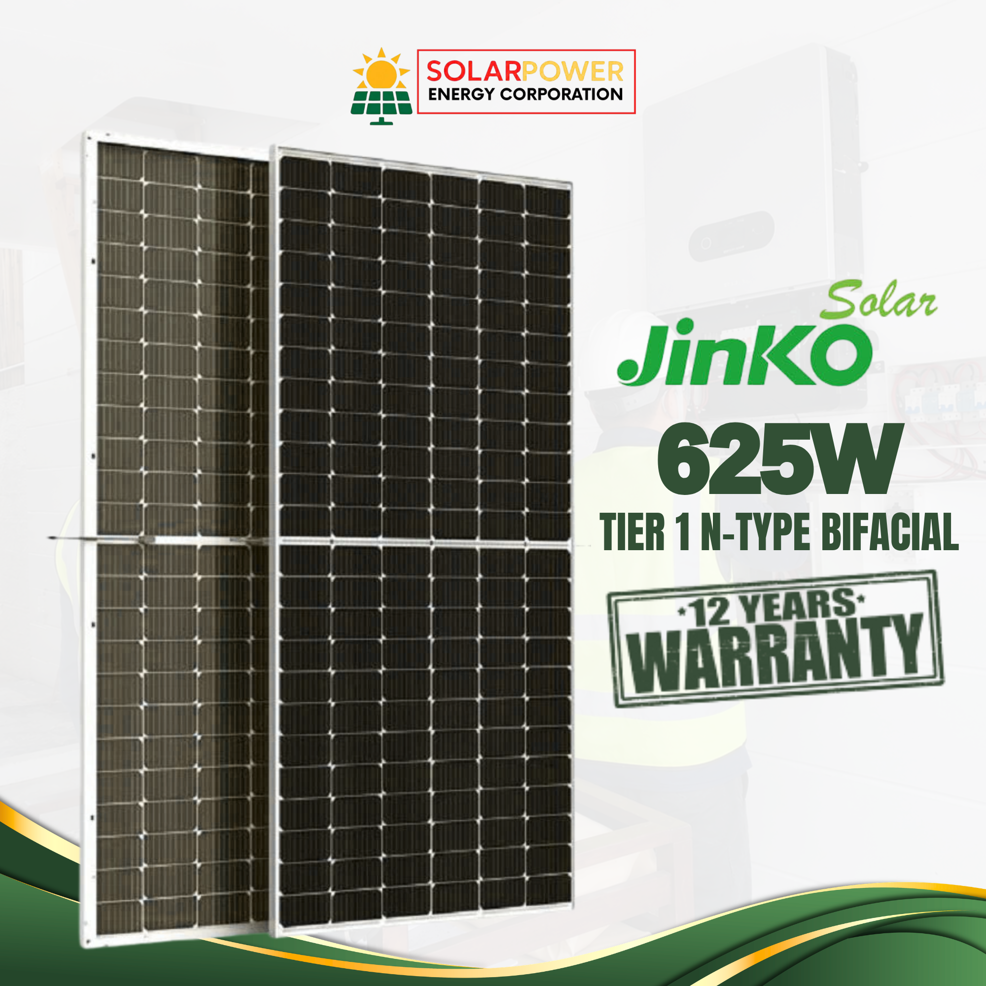 TIER 1 625W NTYPE BIFACIAL
