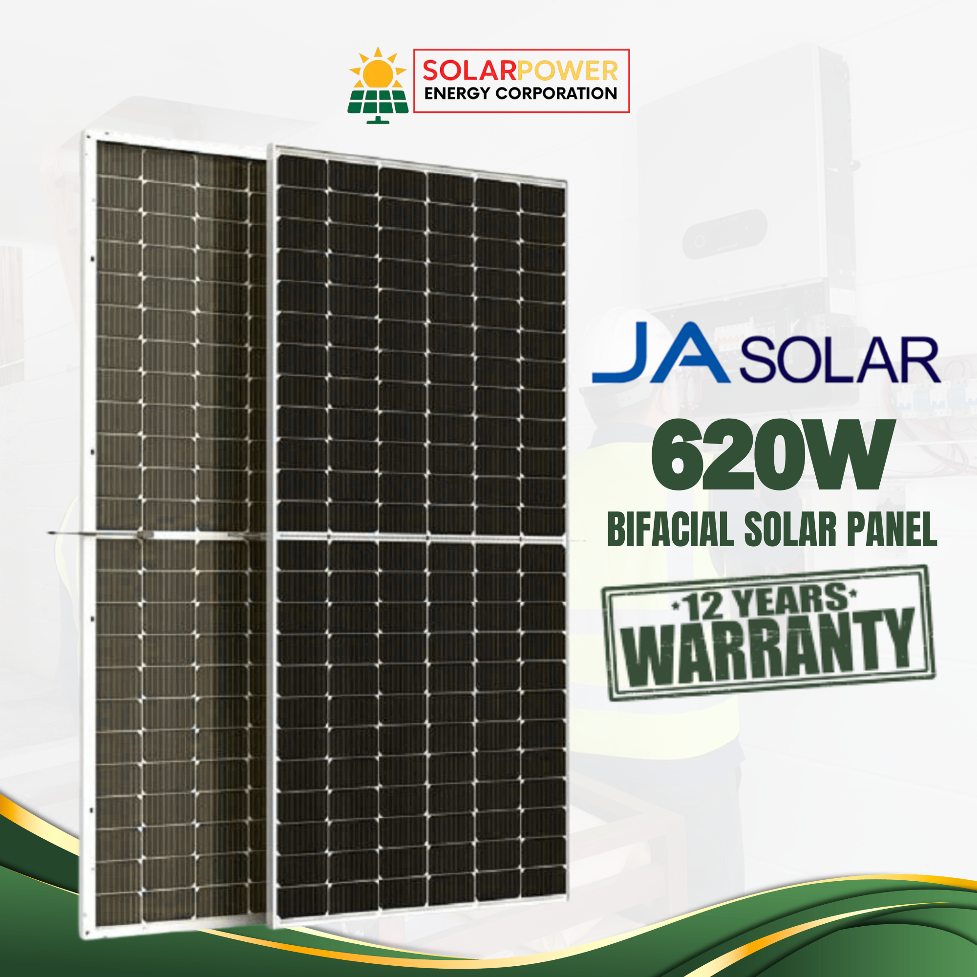 620W - Bifacial Solar Panel